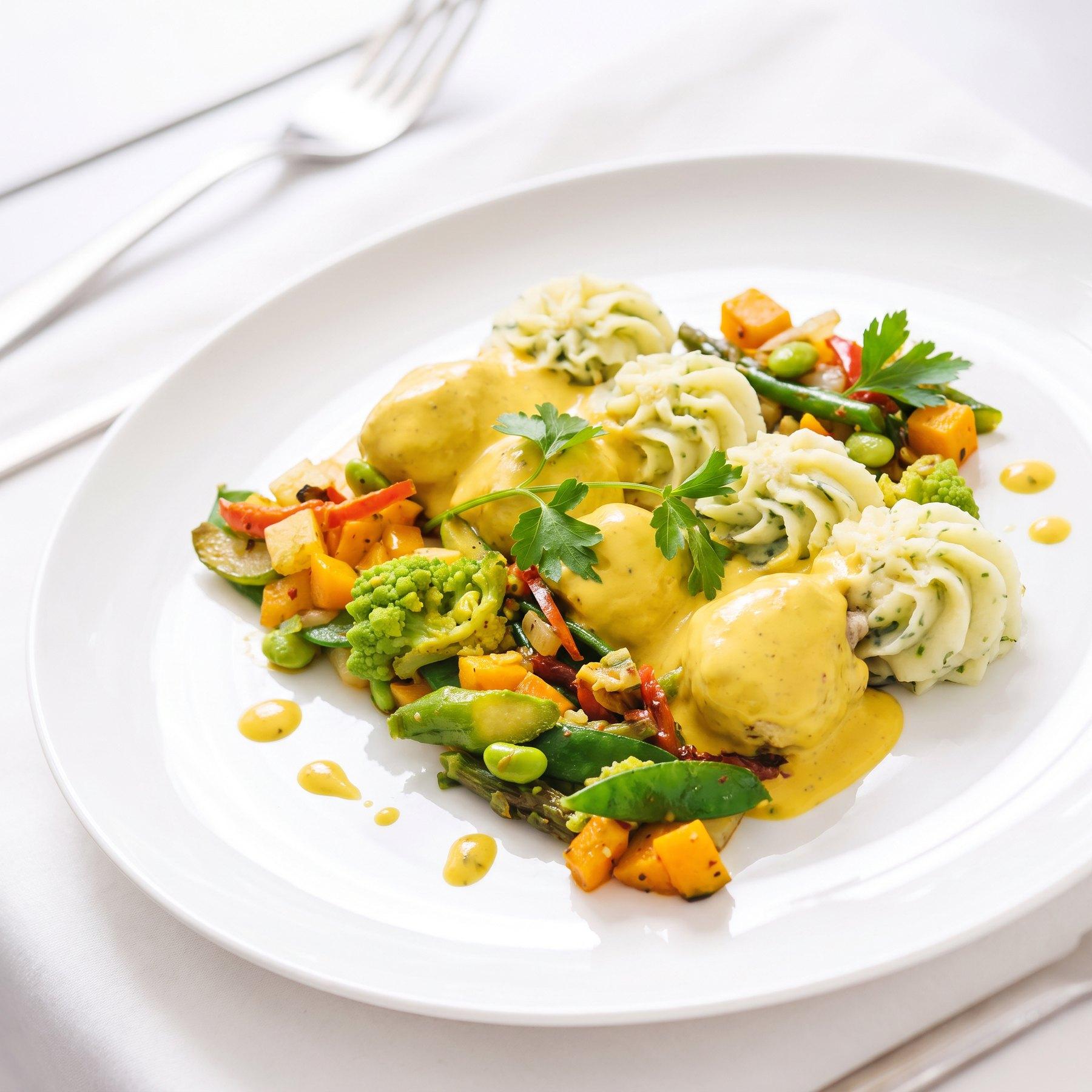 Vol-au-vent met fijne groenten